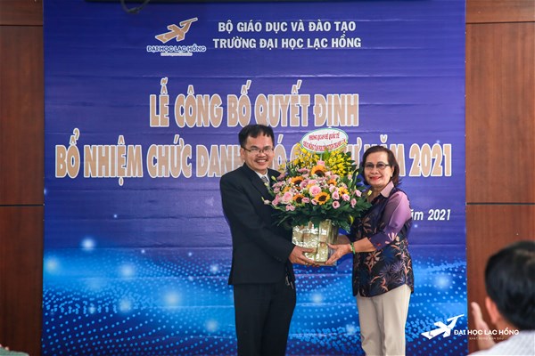 Đại học Lạc Hồng trân trọng bổ nhiệm 2 Phó Giáo sư đầu tiên tại Trường.