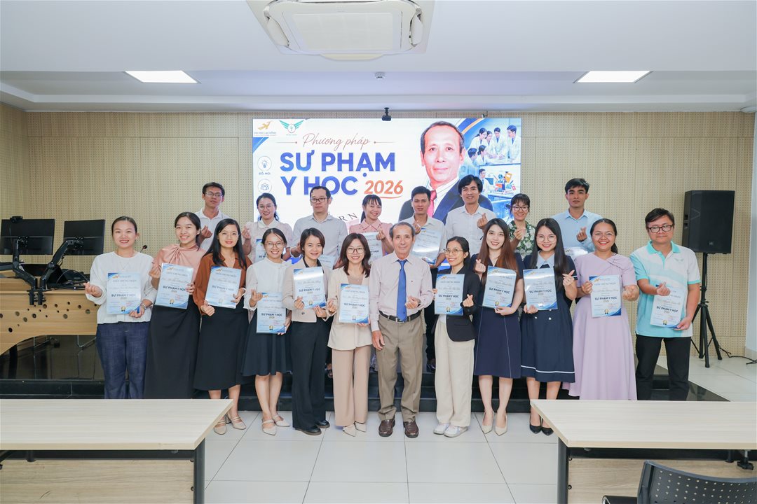Giảng viên Khoa Dược trong khóa học "Phương pháp sư phạm y học"
